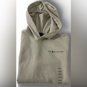 New- Polo Ralph Lauren Logo Fleece Pullover Hoodie Boys L(14-16)